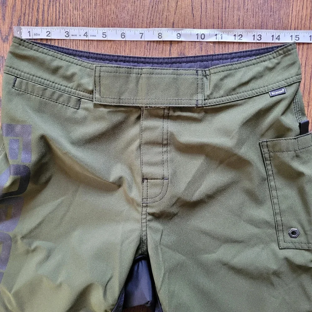 Forged Olive Green MOD Swimming Board Shorts Swimming Trunks Size Men's 30 Waist